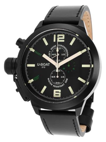 U-boat Men's Left Hook Ionic-plated Chronograph Watch