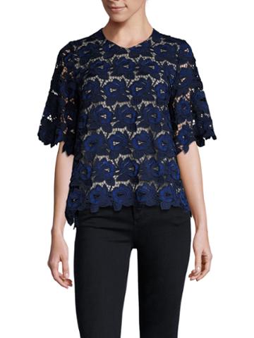 Hunter Bell Fawn Embroidered Lace Top