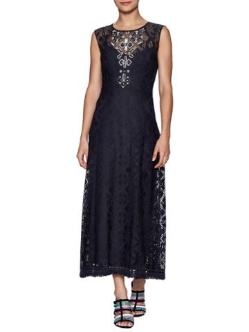 Nanette Lepore Secret Cove Lace Fit And Flare Dress