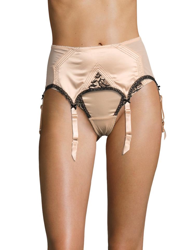 Dita Von Teese Mesh Paneled Suspender