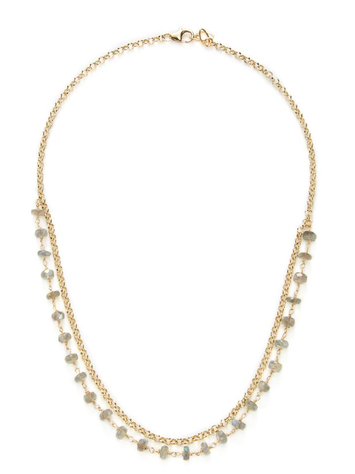 Taylor Kenney Jewelry Labradorite Collar Necklace