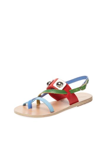 Ancient Greek Sandals X Peter Pilotto Alethea Colorblock Leather Sandal
