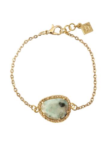 Katherine Karambelas Jewelry Annie Lapis Chain Charm Bracelet