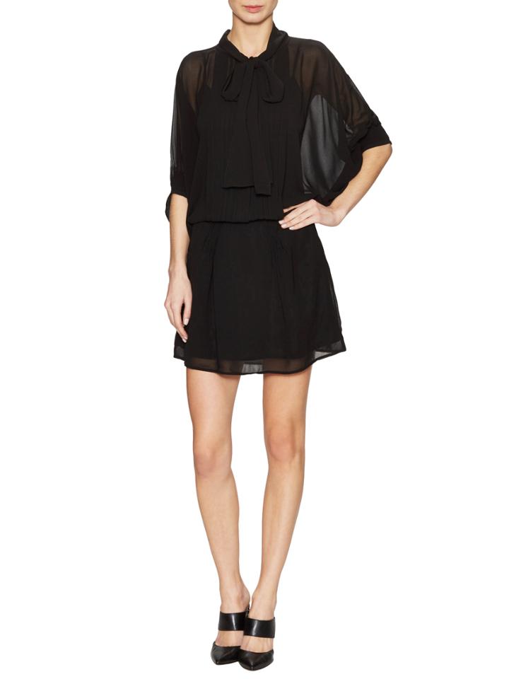 Artisan De Luxe Neck-tie Blouson Dress