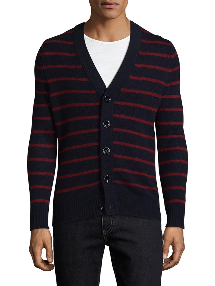 Mccarren & Sons Cashmere Striped Cardigan