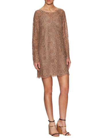 Falcon & Bloom Patchwork Lace Mini Dress
