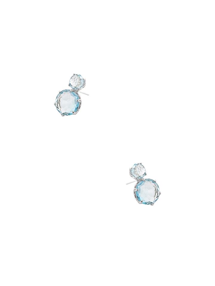 Ippolita 925 Sterling Silver Rock Candy 2-stone Post Earrings