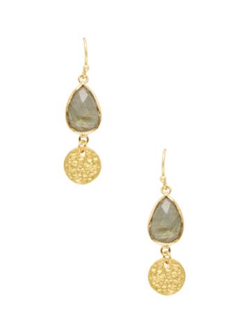 Ashiana London Labradorite Drop Earrings