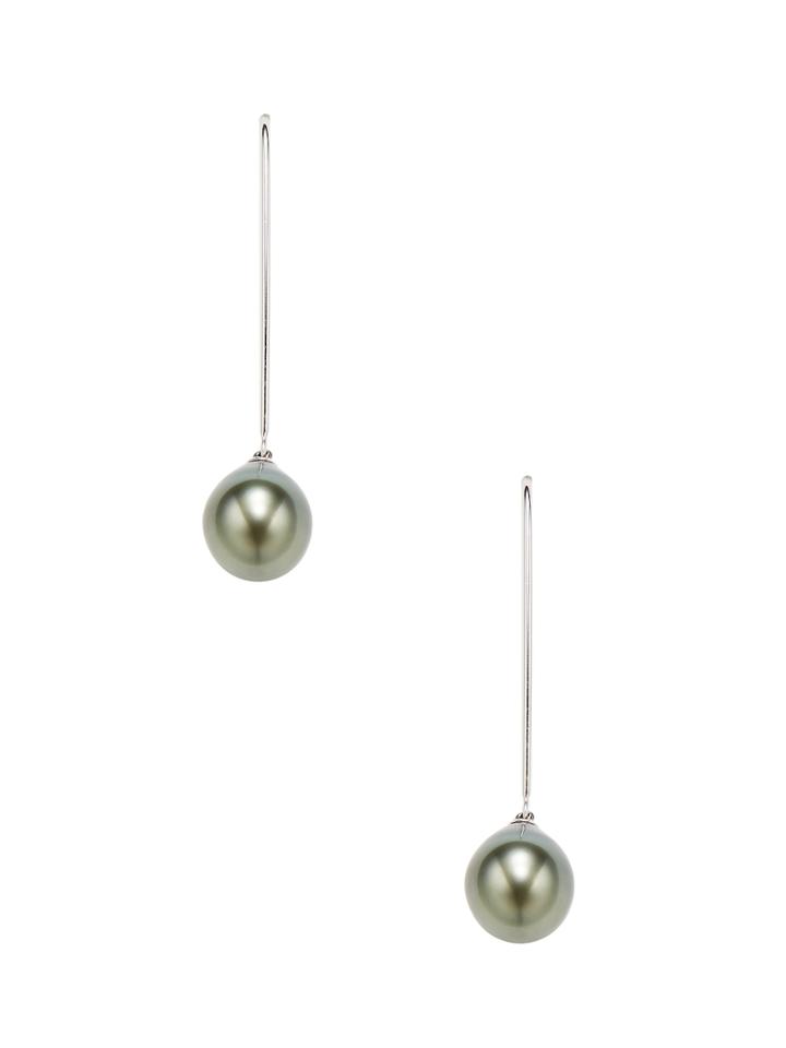 Baggins 18kwg Earring, Thd 9-10mm