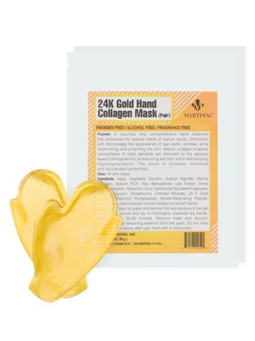 Martinni Beauty Masks 24k Gold Collagen Hand Renewal Mask (2 Pk)