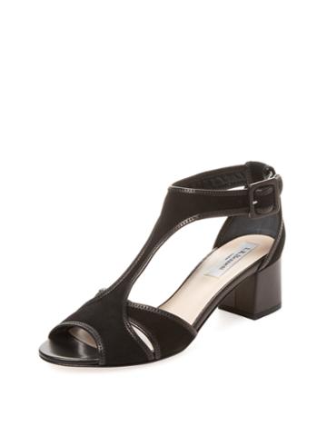 L.k.bennett Gena Suede T-strap Sandal