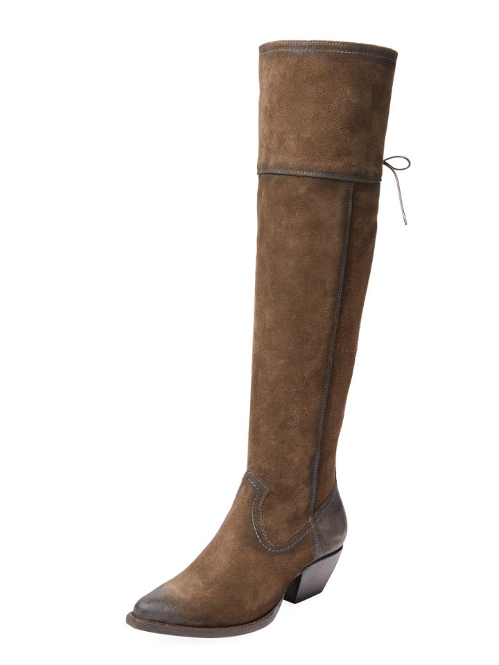Frye Sacha Suede Over The Knee Boot