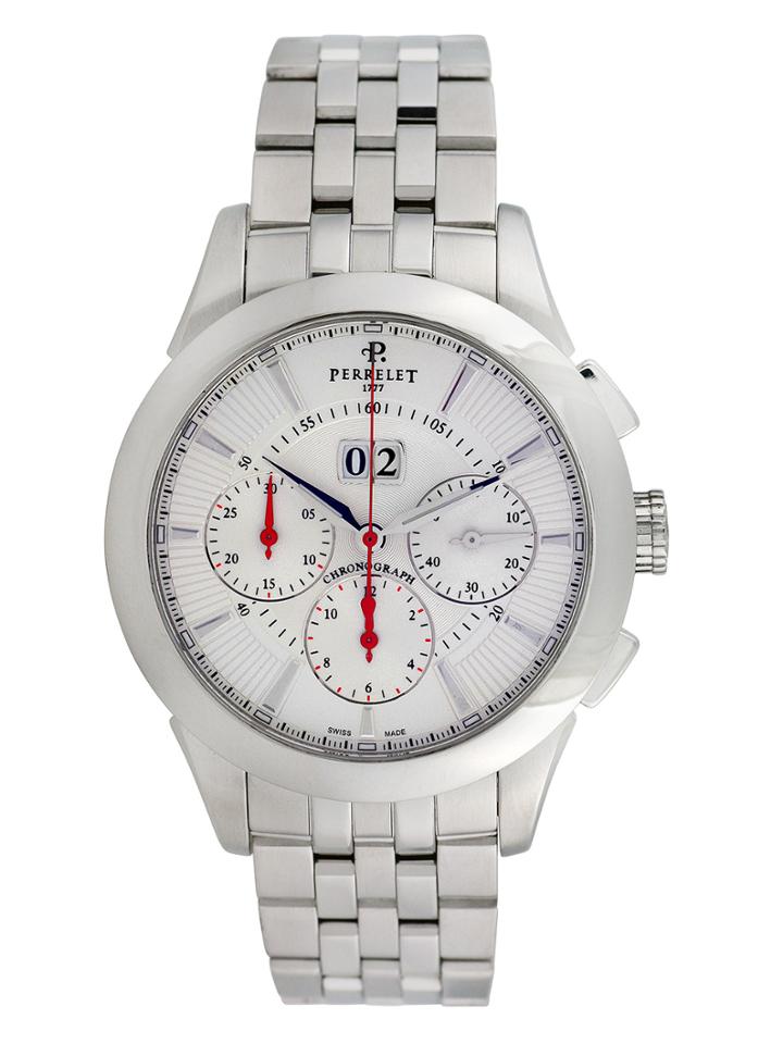 Vintage Perrelet Chronograph Watch, 43mm