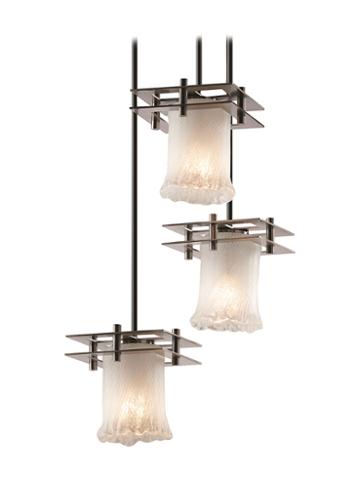Justice Design Metropolis 3-light Cluster Pendant