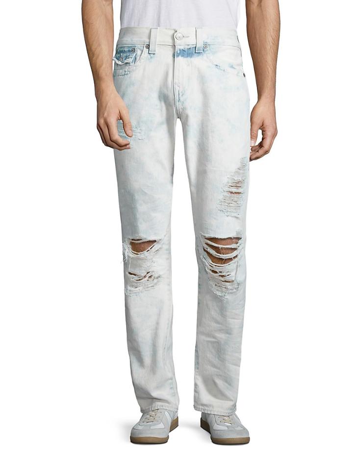 True Religion Washed Distressed Jeans