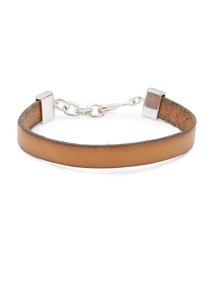 Tateossian Classic Leather Bracelet