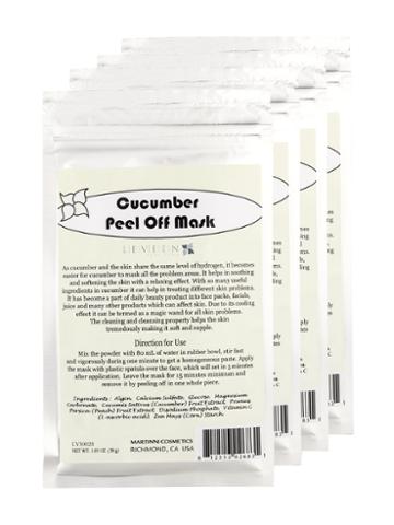 Martinni Beauty Masks Cucumber Problematic Skin Solving Peel Off Mask- 4 Pack
