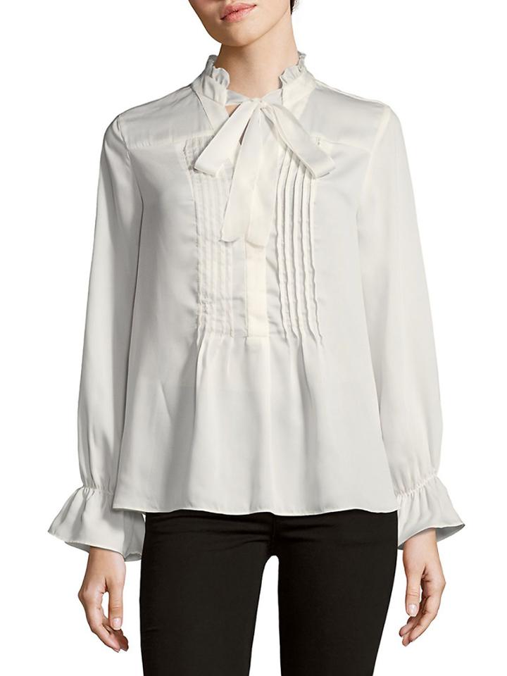 Nanette Lepore Pleated Detail Blouse