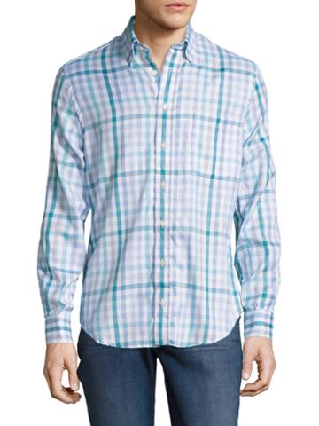 Gitman Bros. Cotton Checkered Sportshirt