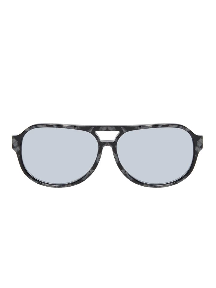 Kris Van Assche By Linda Farrow Gallery Tinted Aviator Frame