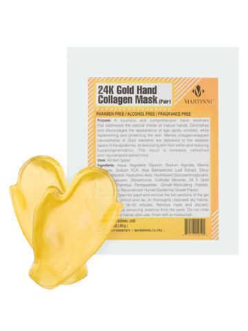 Martinni Beauty 24k Gold Collagen Hand Renewal Mask
