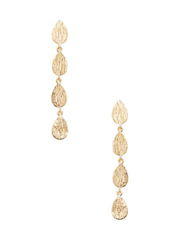Eddera Textured Drop Earrings