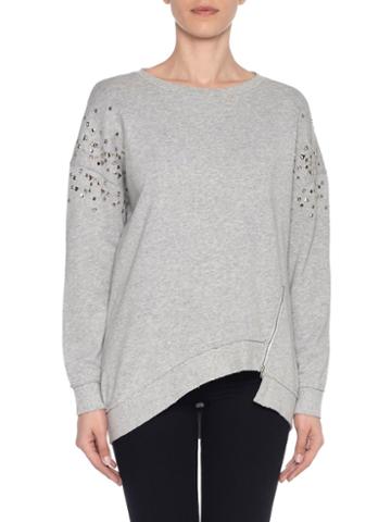 Joe Inchess Studded Cotton Sweater