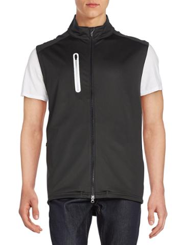Zero Restriction Contrast-zip Vest