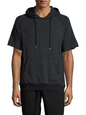 Shades Of Grey By Micah Cohen Short Sleeve Hooded Sweatshirt