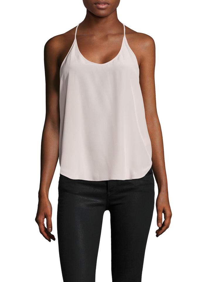 L Inchesagence Mary Silk T Back Blouse