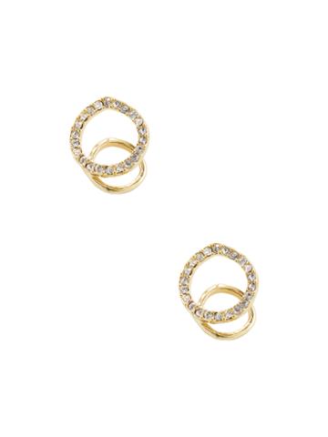 Cara Couture Jewelry Cz Stud Earrings