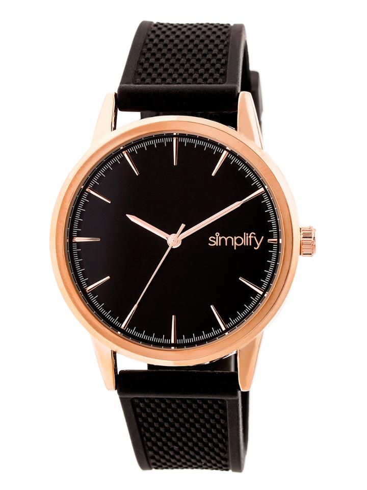 Simplify The 5200 Analog Single Timezone Watch, 41mm