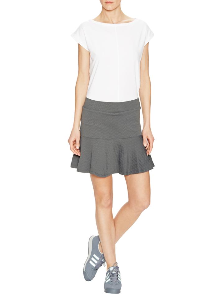 L'etoile Sport Yesim Flare Jacquard Skort