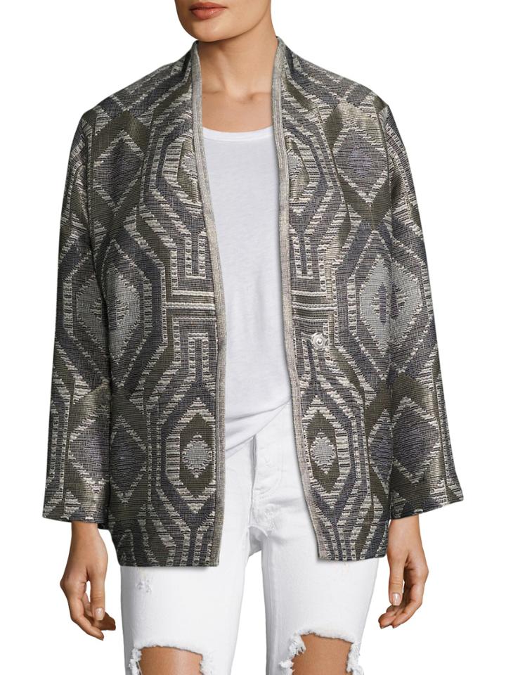 Iro Bianza Jacquard Belted Jacket