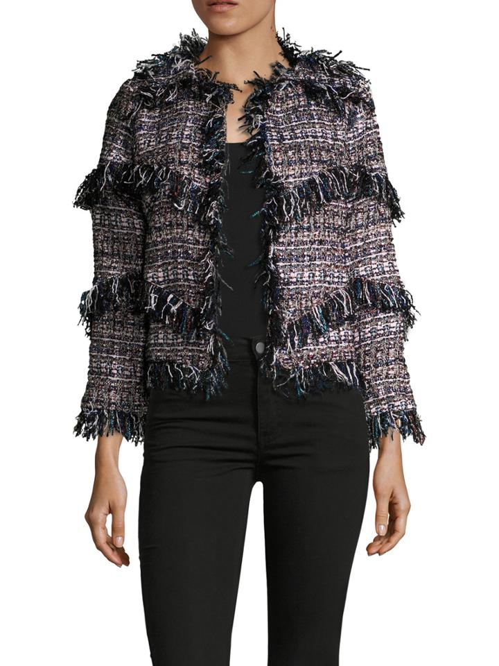 Hiche Fringe Tweed Jacket
