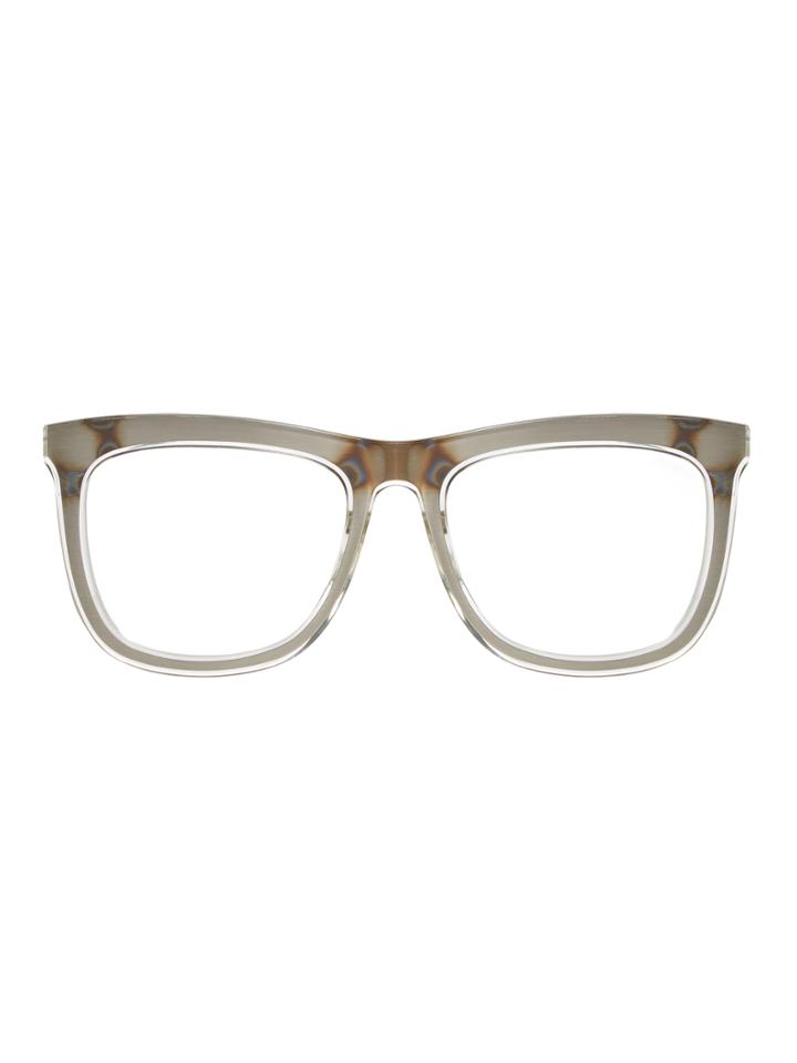 Kris Van Assche By Linda Farrow Gallery Oversized Wayfarer Optical Frame