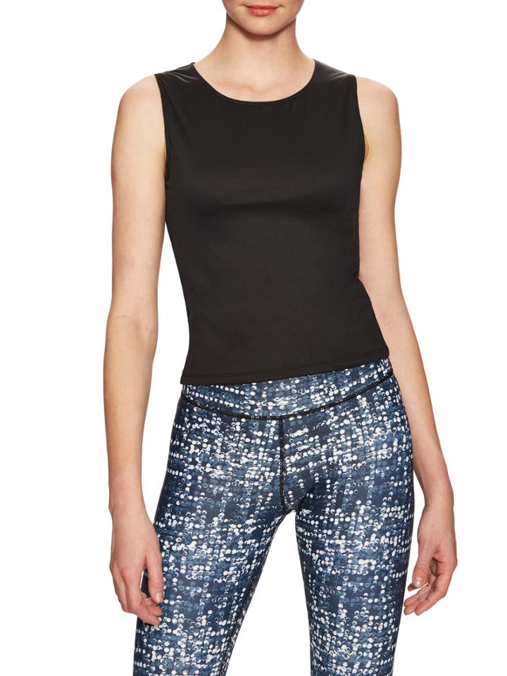 Vie Active Danielle Cut-out Back Draped Top