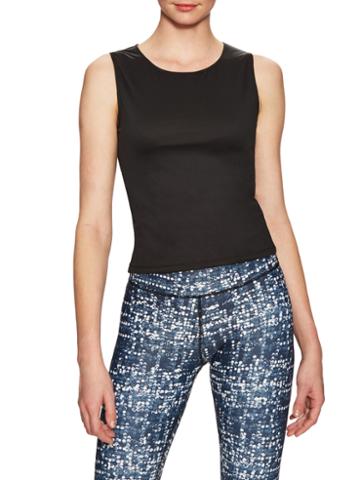 Vie Active Danielle Cut-out Back Draped Top