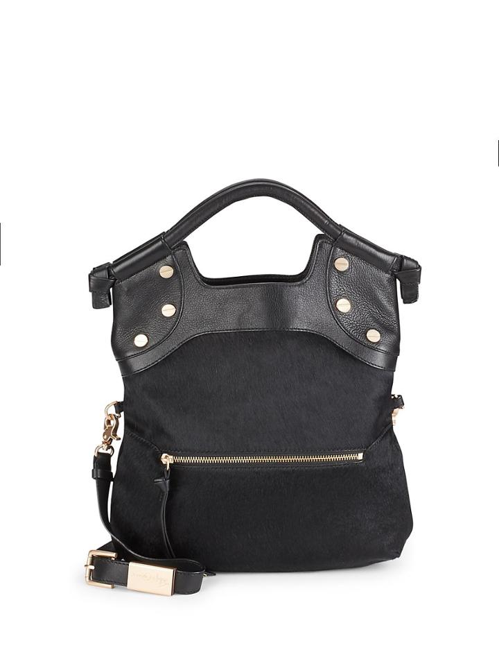 Foley + Corinna Leather & Calf Hair Crossbody
