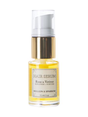 Mullein & Sparrow Hair Serum Rose & Vetiver (0.5 Oz)