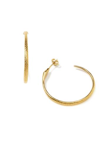 Eddera Snake Hoop Earrings