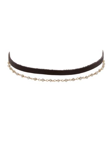 Taylor Kenney Jewelry Delicate Choker Necklace