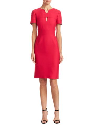 J.mendel Split Collar Sheath Dress