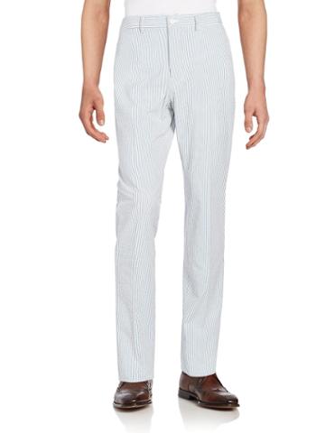 Haspel Bernard Striped Seersucker Pants