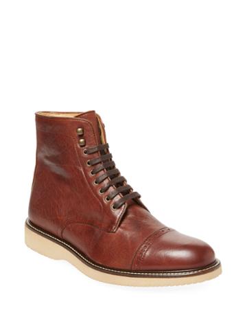 Mccarren & Sons Leather Cap-toe Boot