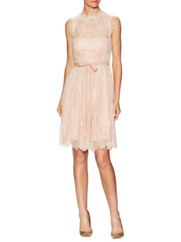 Sara Emanuel Lace Above The Knee Dress