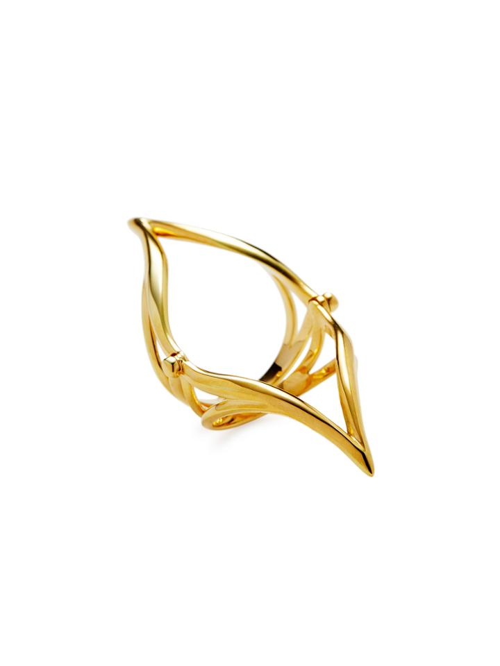 Katie Rowland Parisian Yellow Knuckle Ring