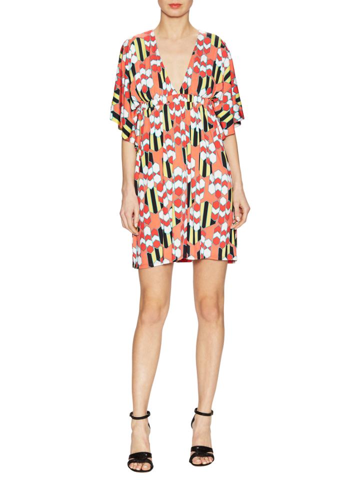T Bags Los Angeles Stretch Jersey V-neck Dress