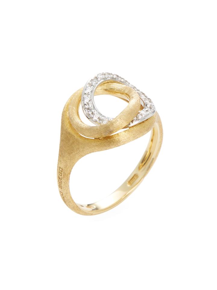 Marco Bicego Jaipur 18k Gold & 0.14 Total Ct. Diamond Ring
