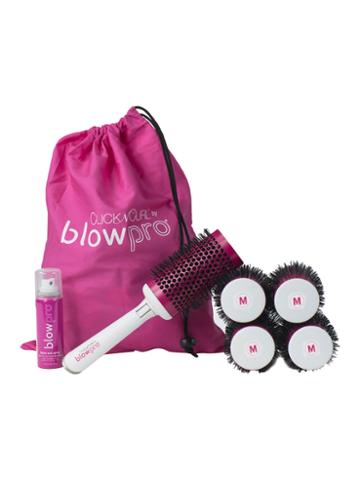 Blowpro 8-piece Click-n-curl Interchangeable Medium Brush Set